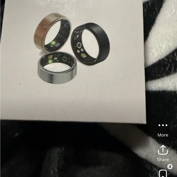 Health smart ring Gold size 12 Sealed in box - Picture 2 of 4